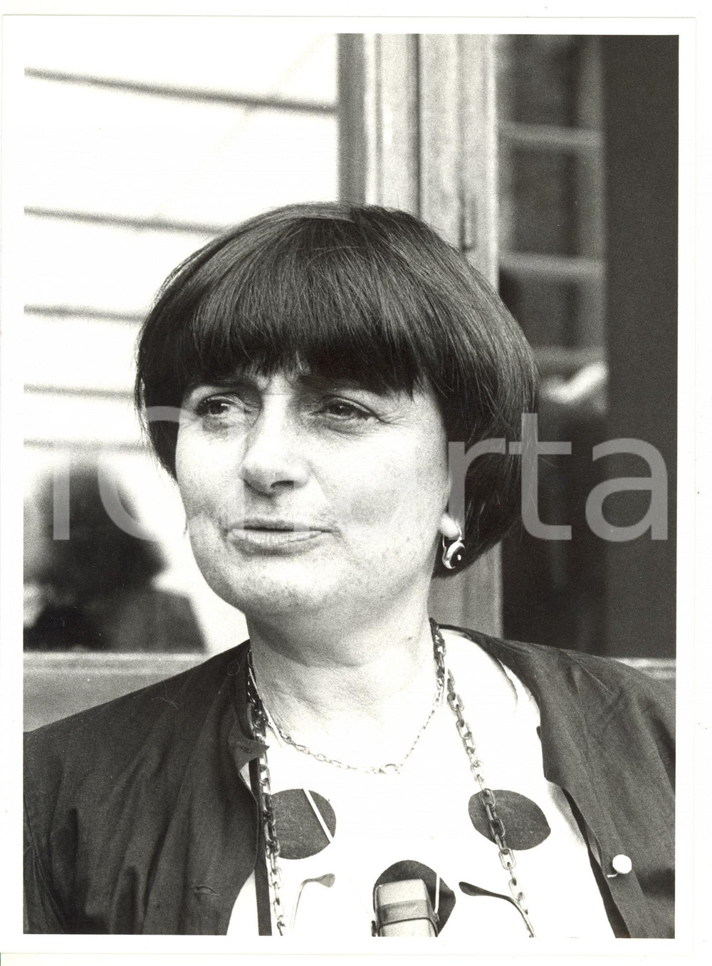 1985 VENEZIA Mostra del Cinema - Ritratto  di Agnès VARDA *Foto 18x24 cm