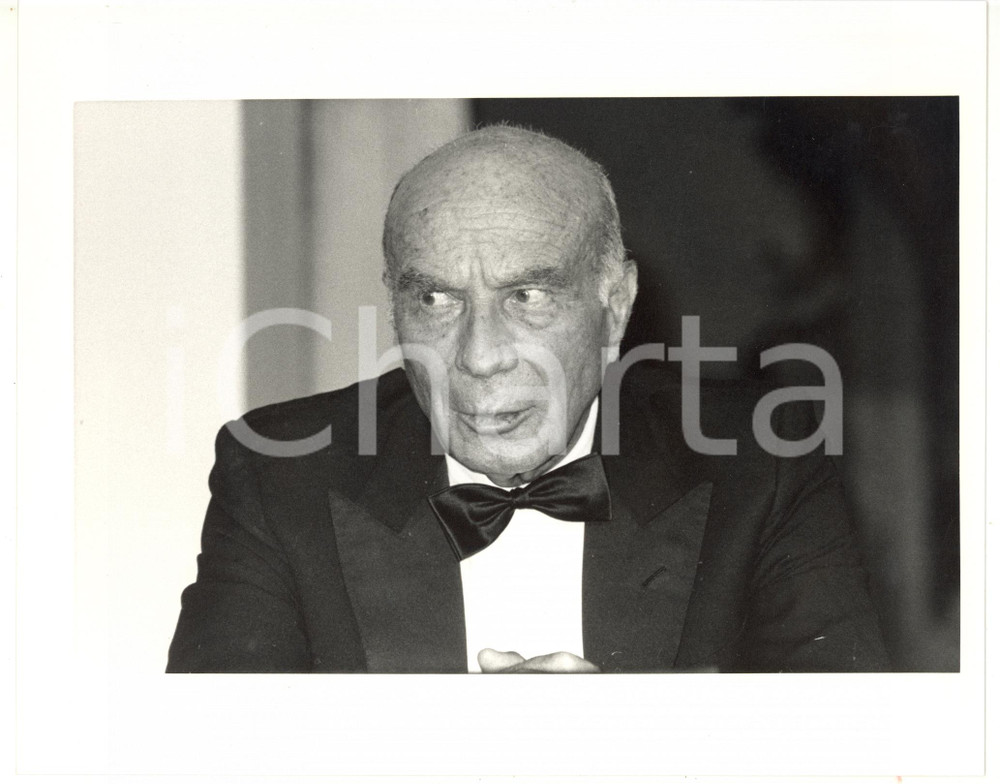 1985 ca MILANO - DC Ritratto di Guido CARLI - Fotografia 25x20