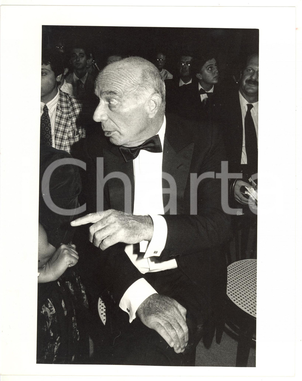 1985 ca MILANO - DC Ritratto di Guido CARLI - Fotografia 20x25 cm