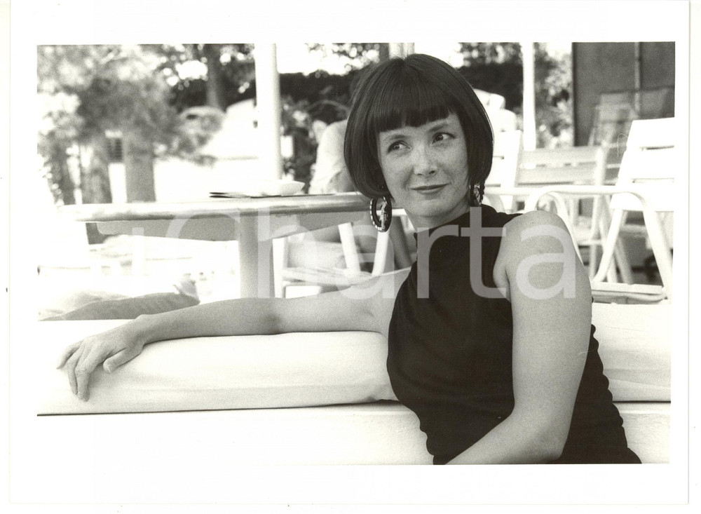 1987 VENEZIA Mostra del Cinema - Ritratto di Sabine AZEMA *Foto 24x18 cm