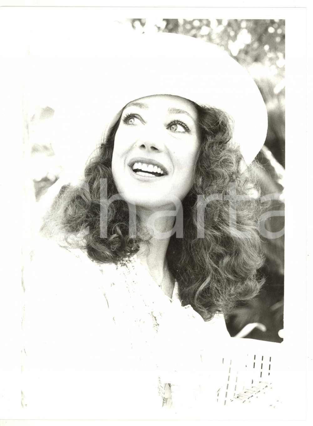 1990 ca CINEMA Ritratto dell'attrice Marisa BERENSON *Foto VINTAGE 18x24 cm