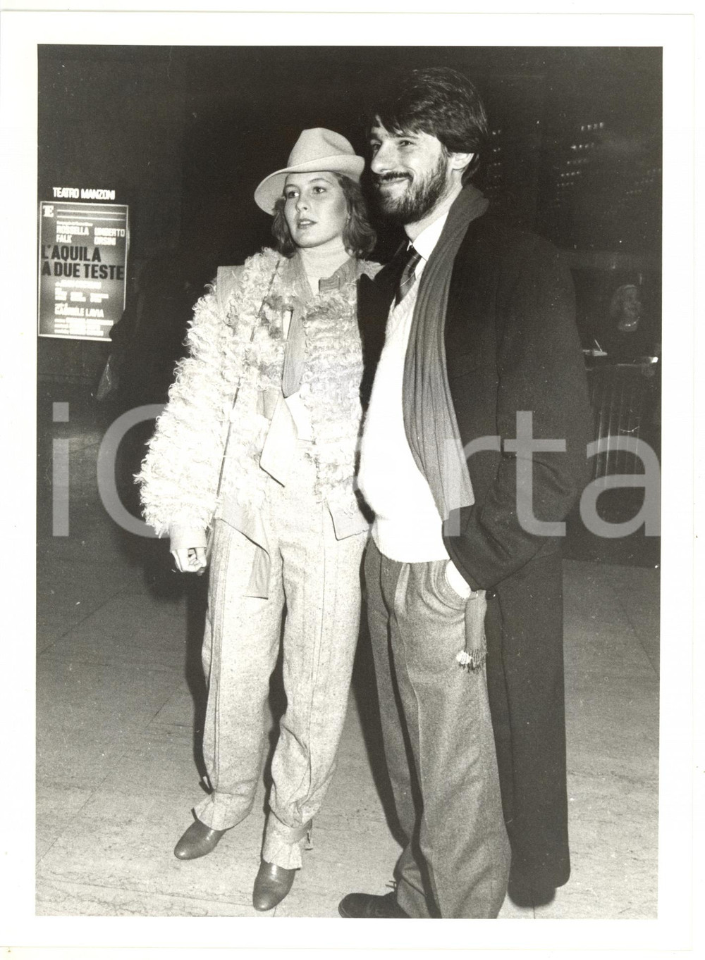 1984 MILANO Teatro Manzoni - Ricky TOGNAZZI con Lara WENDEL *Foto 18x24 cm
