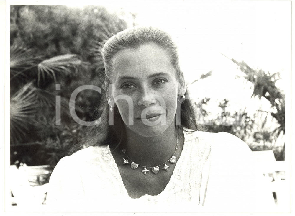 1982 RAI - CINEMA Ritratto di Barbara DE ROSSI *Fotografia VINTAGE 24x18 cm