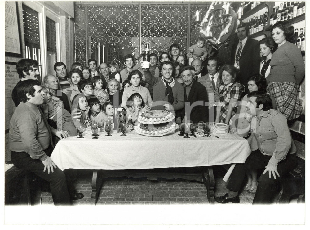 1975 MONZA Mino REITANO festeggia il compleanno con la famiglia * Foto