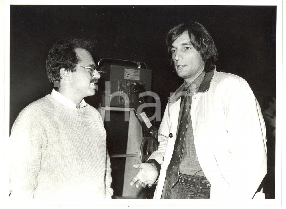 1985 ca RAI UNO DISCORING Claudio CECCHETTO e il regista Francisco BOSERMAN (1)