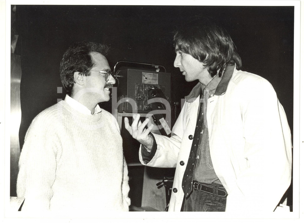 1985 ca RAI UNO DISCORING Claudio CECCHETTO e il regista Francisco BOSERMAN (2)