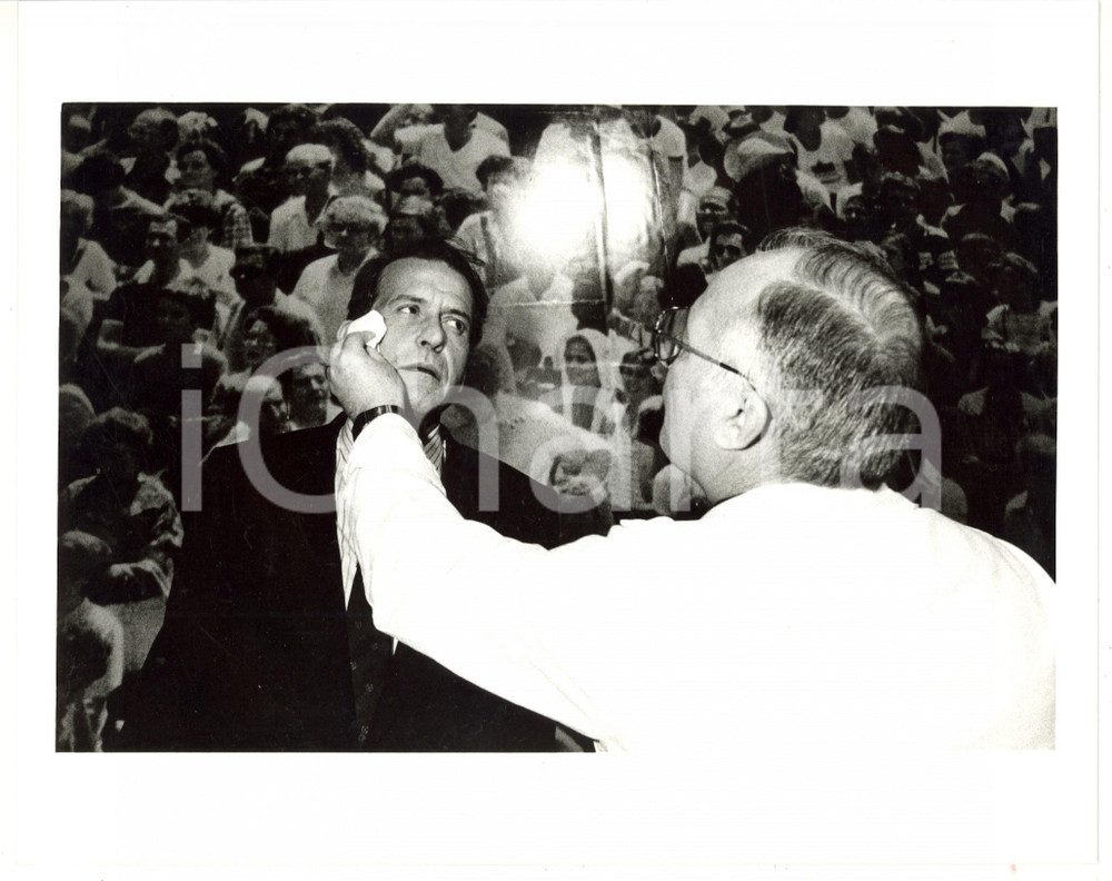 1985 ca RAI Giornalista Antonino FAVA in un momento di pausa *Foto 25x20 cm