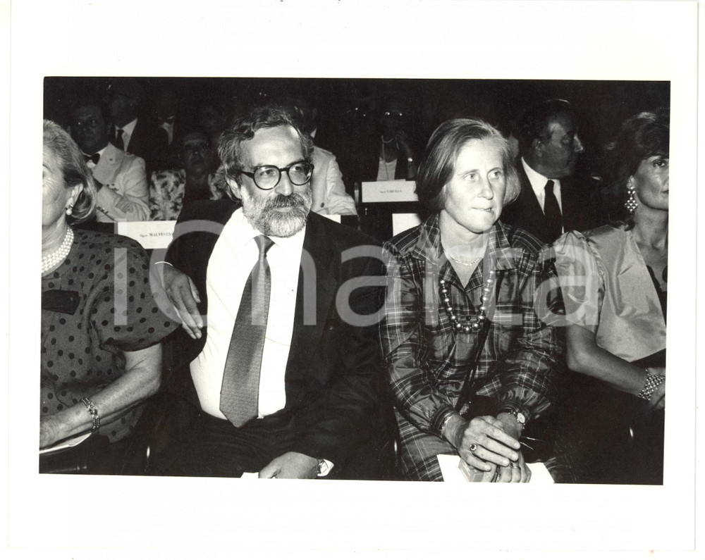 1990 ca MILANO Ritratto del ministro Enrico FERRI con la moglie - Foto 25x20 cm