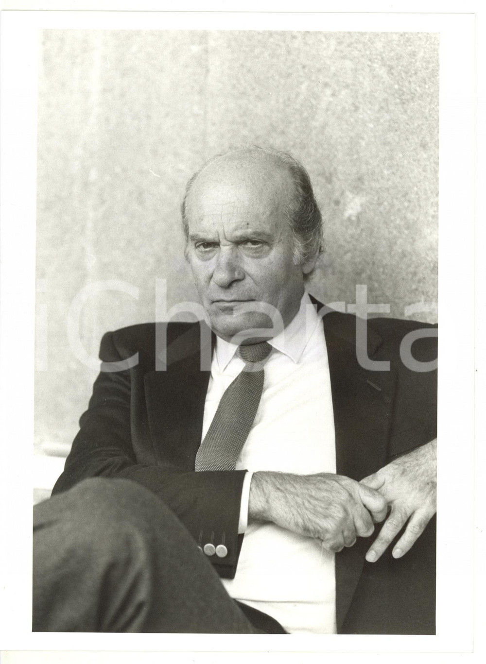1990 ca CINEMA Ritratto dell'attore Turi FERRO - Foto VINTAGE 18x24 cm