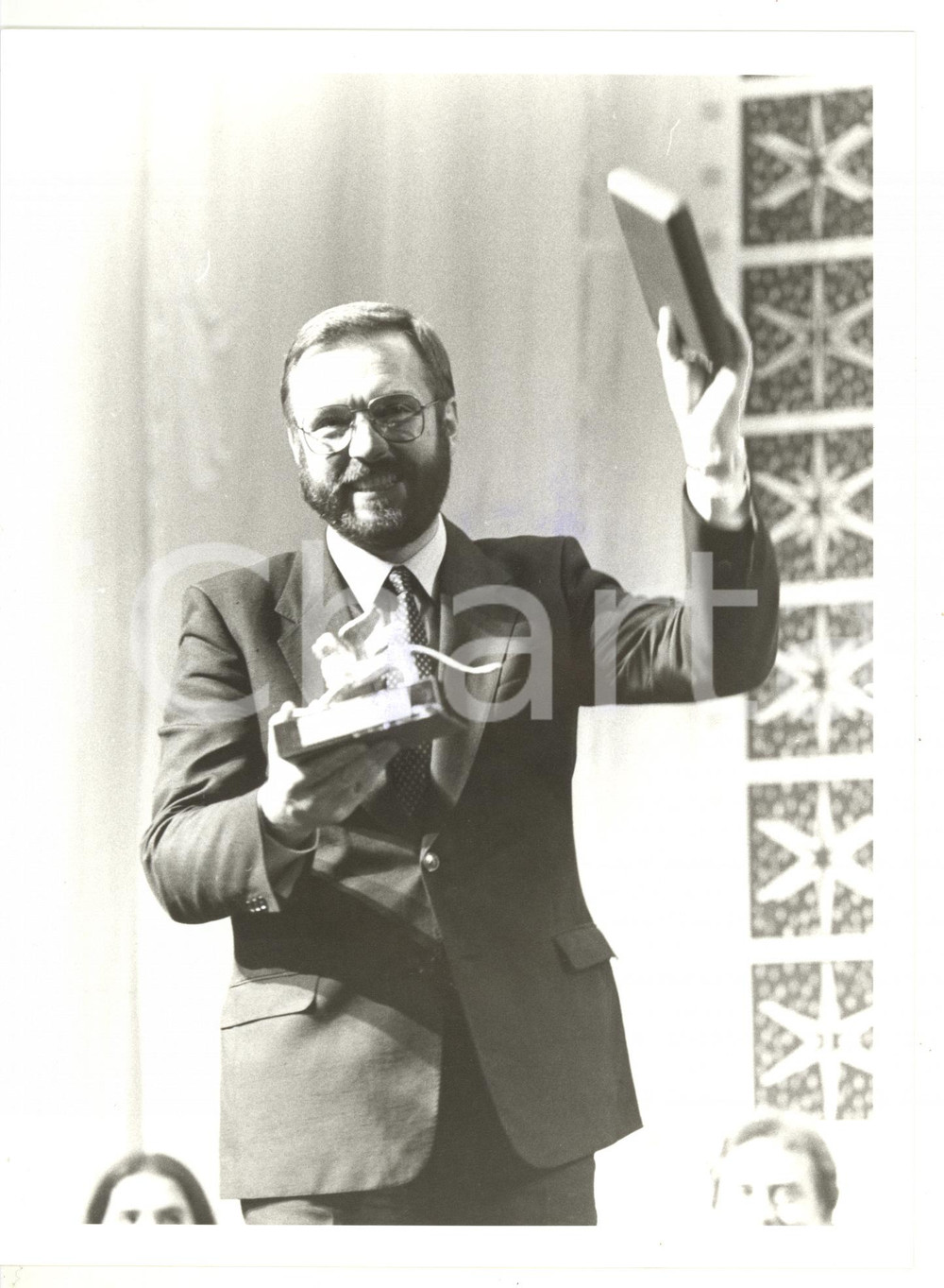 1984 VENEZIA Mostra del Cinema - Krzysztof ZANUSSI vincitore Leone d'Oro - Foto