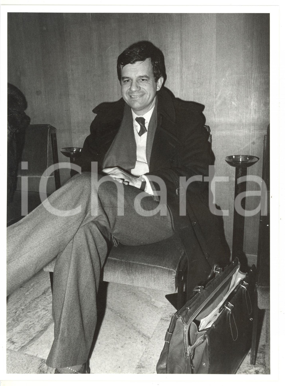 1990 ca PSI Ritratto del deputato Valdo SPINI *Fotografia 18x24 cm