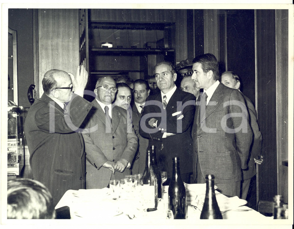 1960 ca MILANO CRESCENZAGO Corpo Musicale - Riunione sociale *Foto 24x18 cm