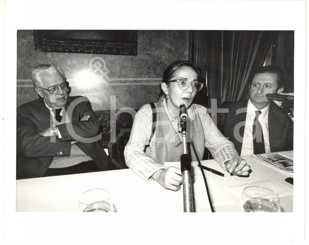 1990 ca FNSI Giuliana DEL BUFALO - Paolo MURIALDI - Nicola AIELLO *Foto 25x20