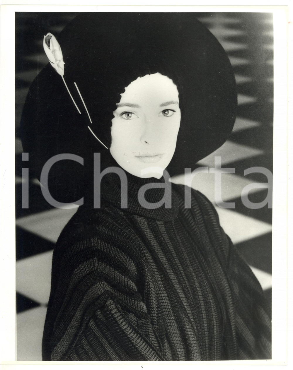 1990 ca CINEMA Ritratto dell'attrice spagnola Paola DOMINGUIN - Foto 20x25 cm