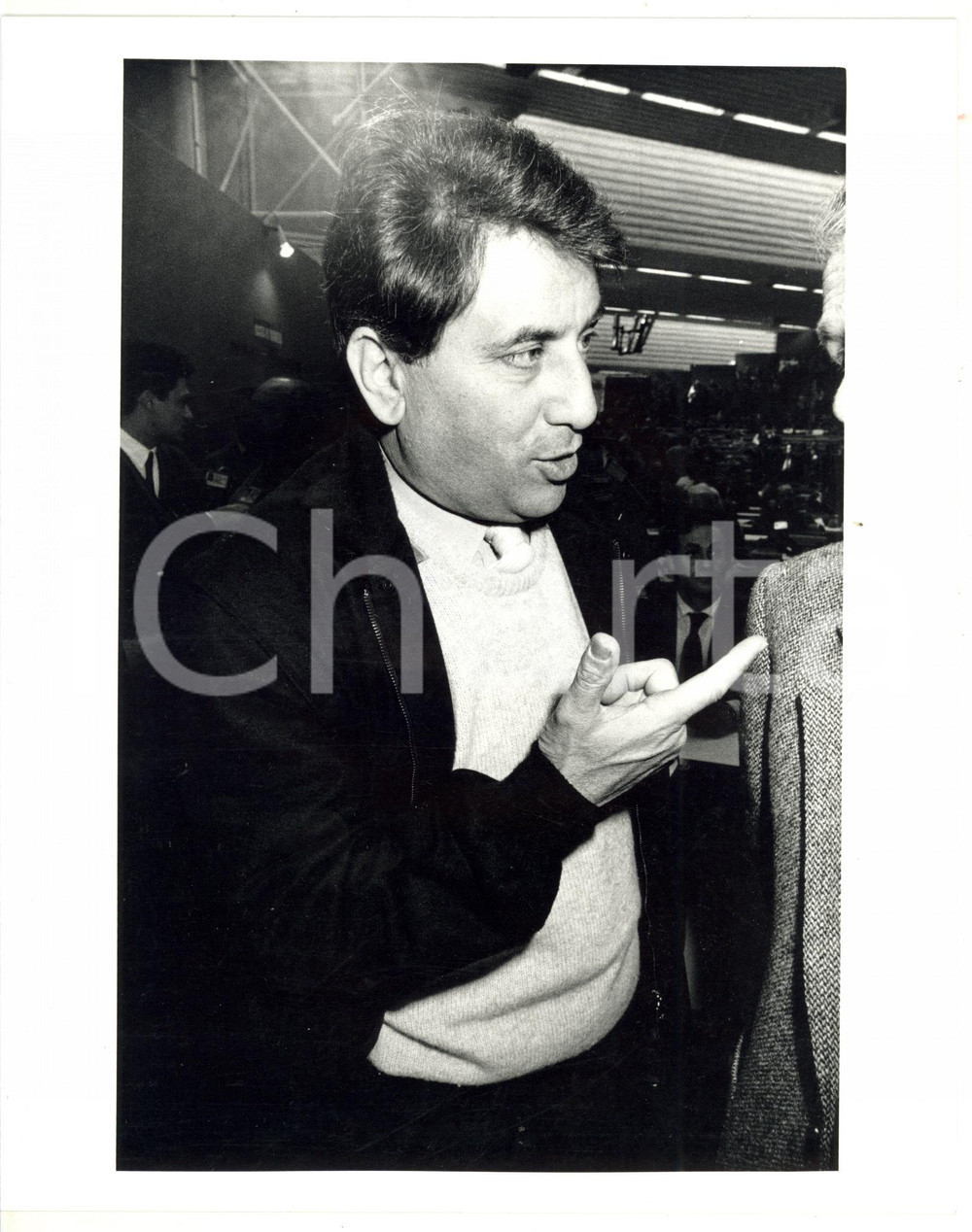 1990 ca RAI Ritratto del giornalista Fulvio DAMIANI - Foto 20x25 cm