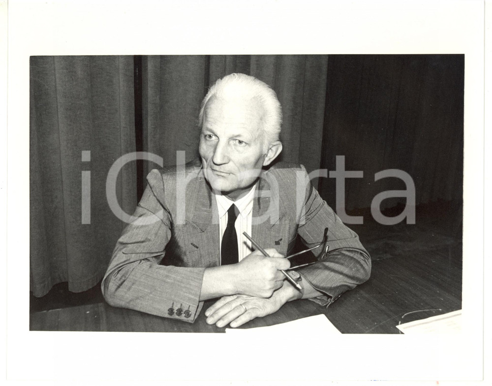 1990 ca DEMOCRAZIA CRISTIANA Ritratto on. Mauro CHIABRANDO *Fotografia 25x20 cm