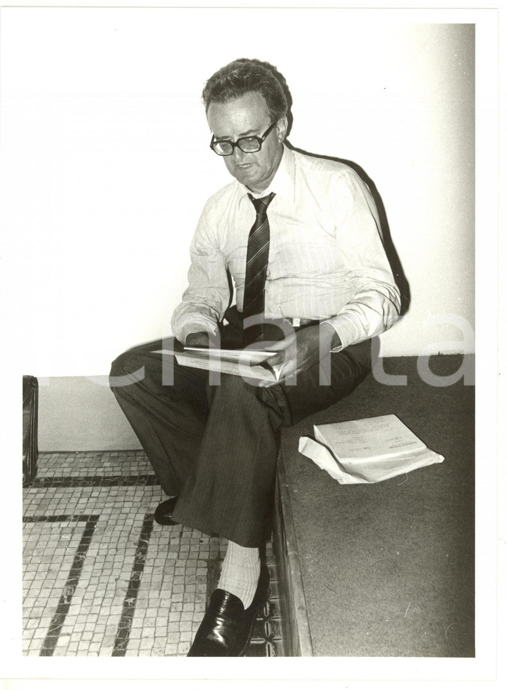 1985 ca MILANO - DC Ritratto di Camillo FERRARI *Foto 18x24 cm