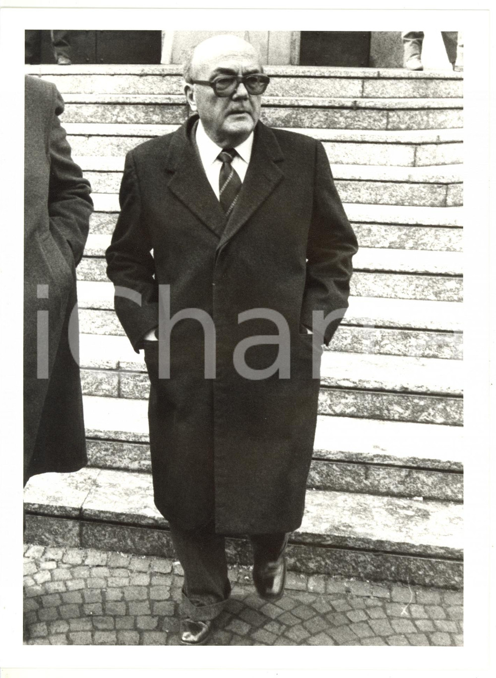 1990 ca ROMA - IRI Ritratto di Alberto BOYER - Fotografia VINTAGE 18x24 cm