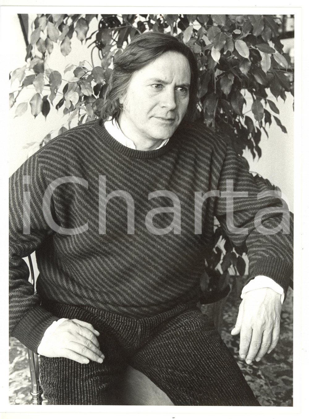 1985 ca CINEMA Ritratto dell'attore Giulio BROGI *Foto VINTAGE 18x24 cm