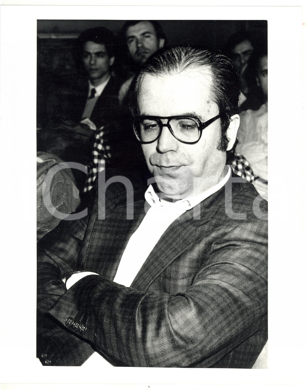 1990 ca ITALIA OGGI Ritratto del direttore Marco BORSA *Foto 20x25 cm