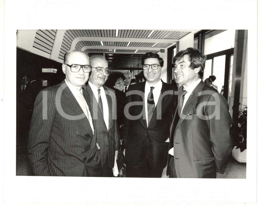 Fotografia d epoca originale 1988 MILANO  DC Ritratto di Gaetano MORAZZONI  Foto 25x20 cm 1