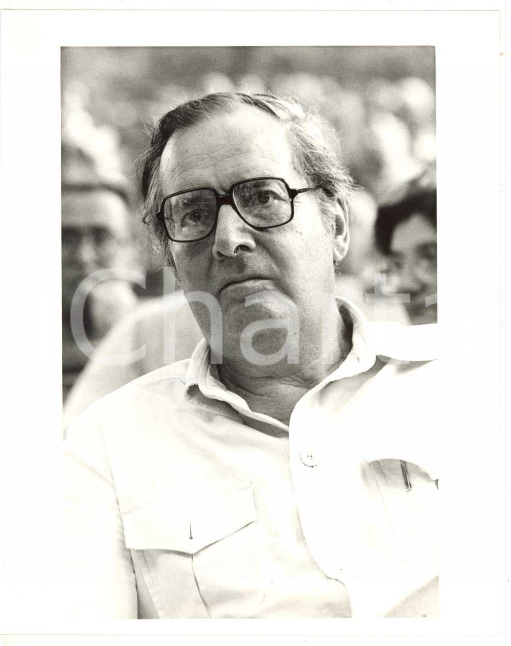 Fotografia d epoca originale 1990 ca ROMA Ritratto di Ferdinando PECCI BLUNT Foto 20x25 cm 1