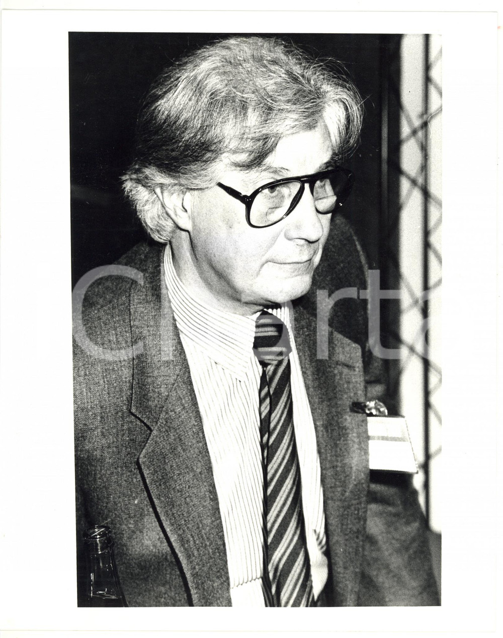 1985 ca AUSTIN ITALIA Ritratto di Paolo BRISCHI *Foto VINTAGE 20x25 cm