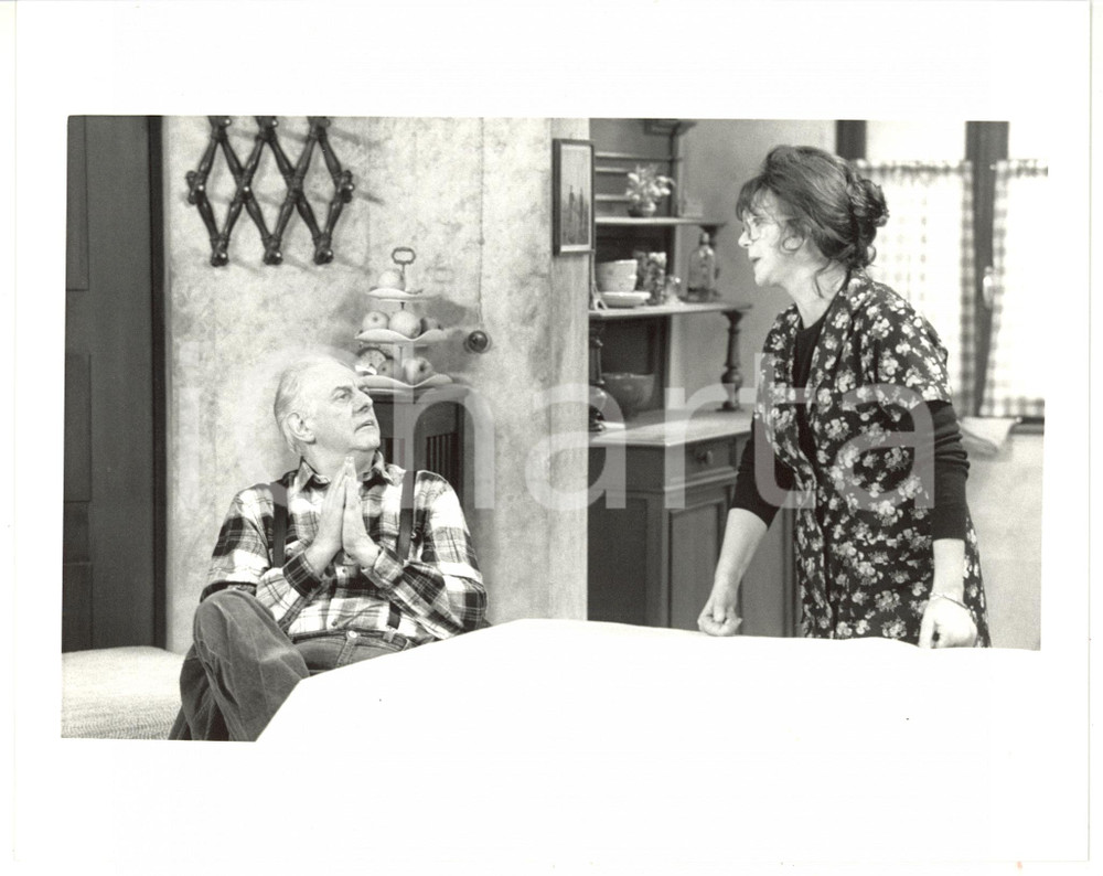 1990 ca TEATRO Dario FO e Franca RAME in scena *Foto VINTAGE 25x20 cm