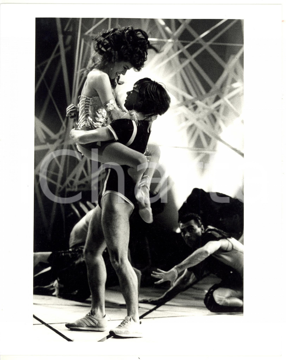 Fotografia d epoca originale 1985 ca RAI  DANZA Coreografia con Fabio MOLFESI e Loretta VALDESPINO  Foto 1