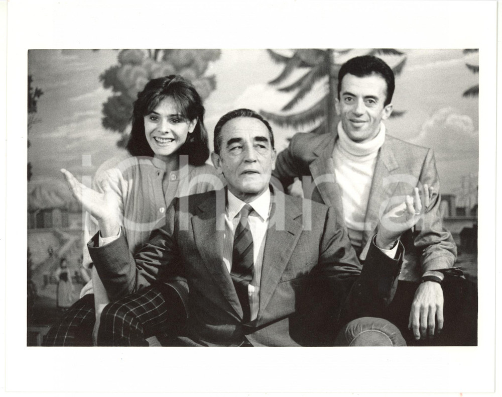 1988 CINEMA Vittorio GASSMAN - Sergio MEOGROSSI - Giusi CATALDO - Foto 25x20