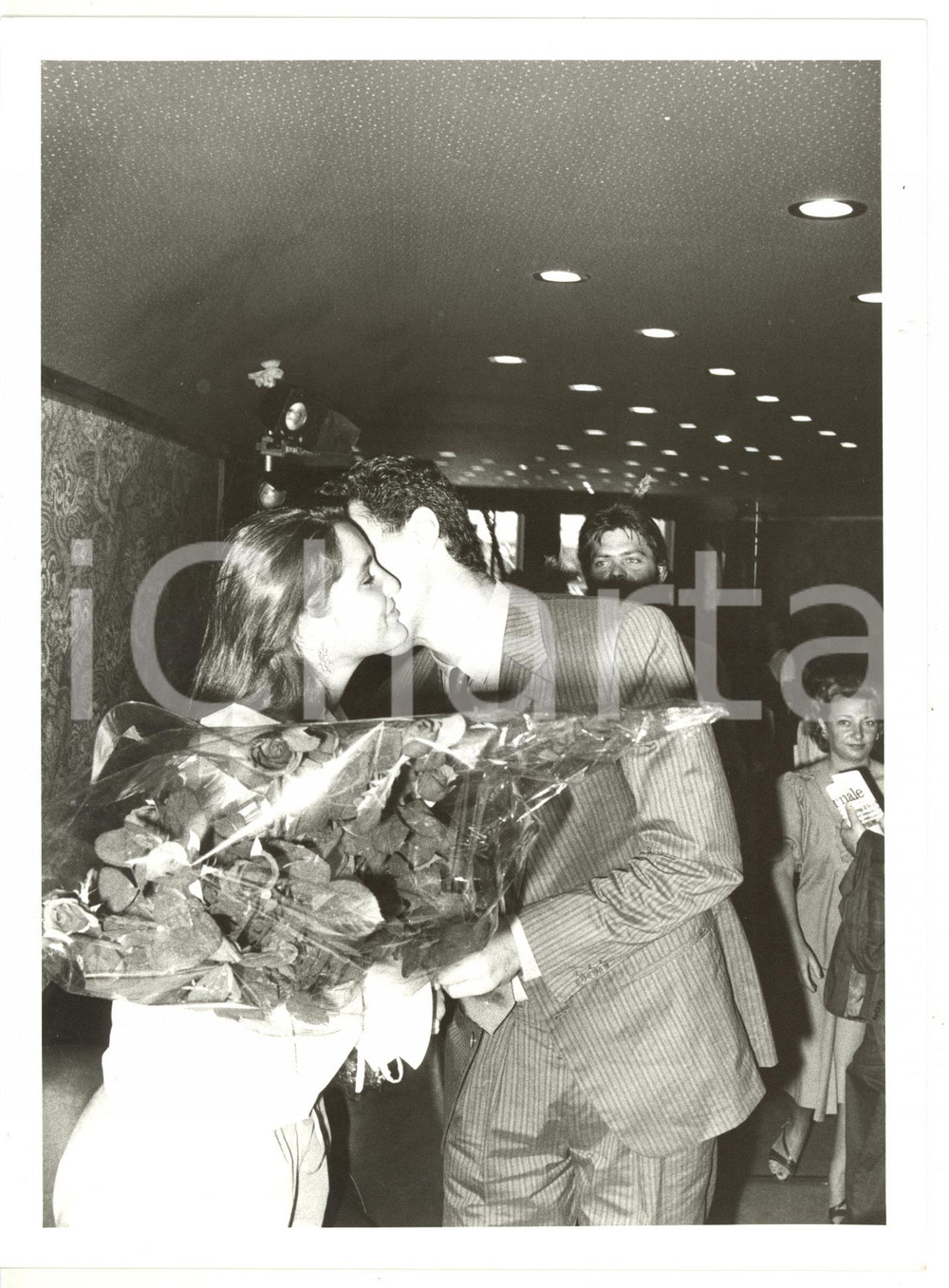 1985 ca VENEZIA Lady Festival Dorina VACCARONI con fidanzato Andrea MANZO
