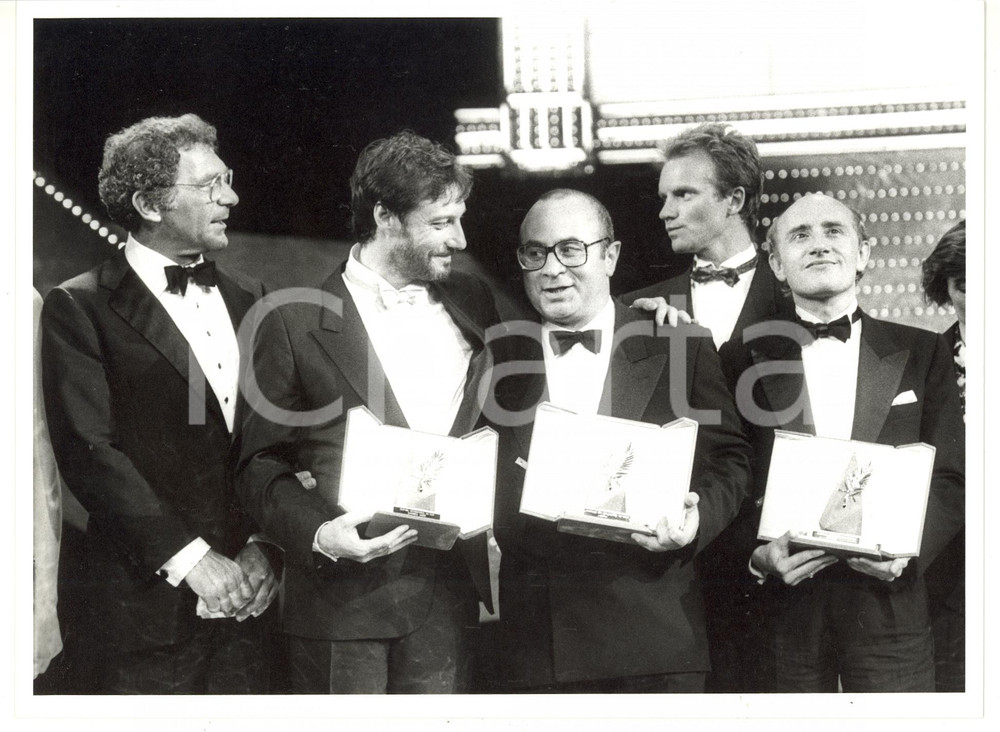 1986 FESTIVAL DI CANNES Sydney POLLACK - Roland JOFFÉ - STING - Michel BLANC