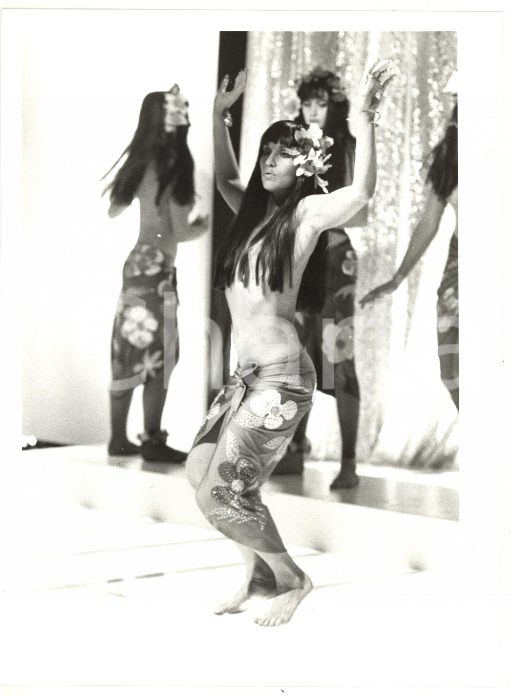 1985 ca IL CAPPELLO SULLE VENTITRÉ Rosa FUMETTO a seno nudo - Foto VINTAGE 18x24