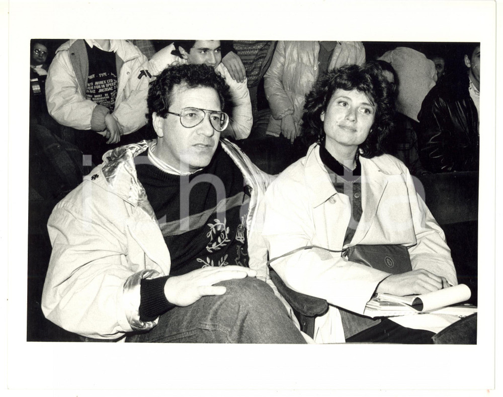 1985 FESTIVAL DI SANREMO Peppino DI CAPRI con Gigliola CINQUETTI *Foto 25x20 cm