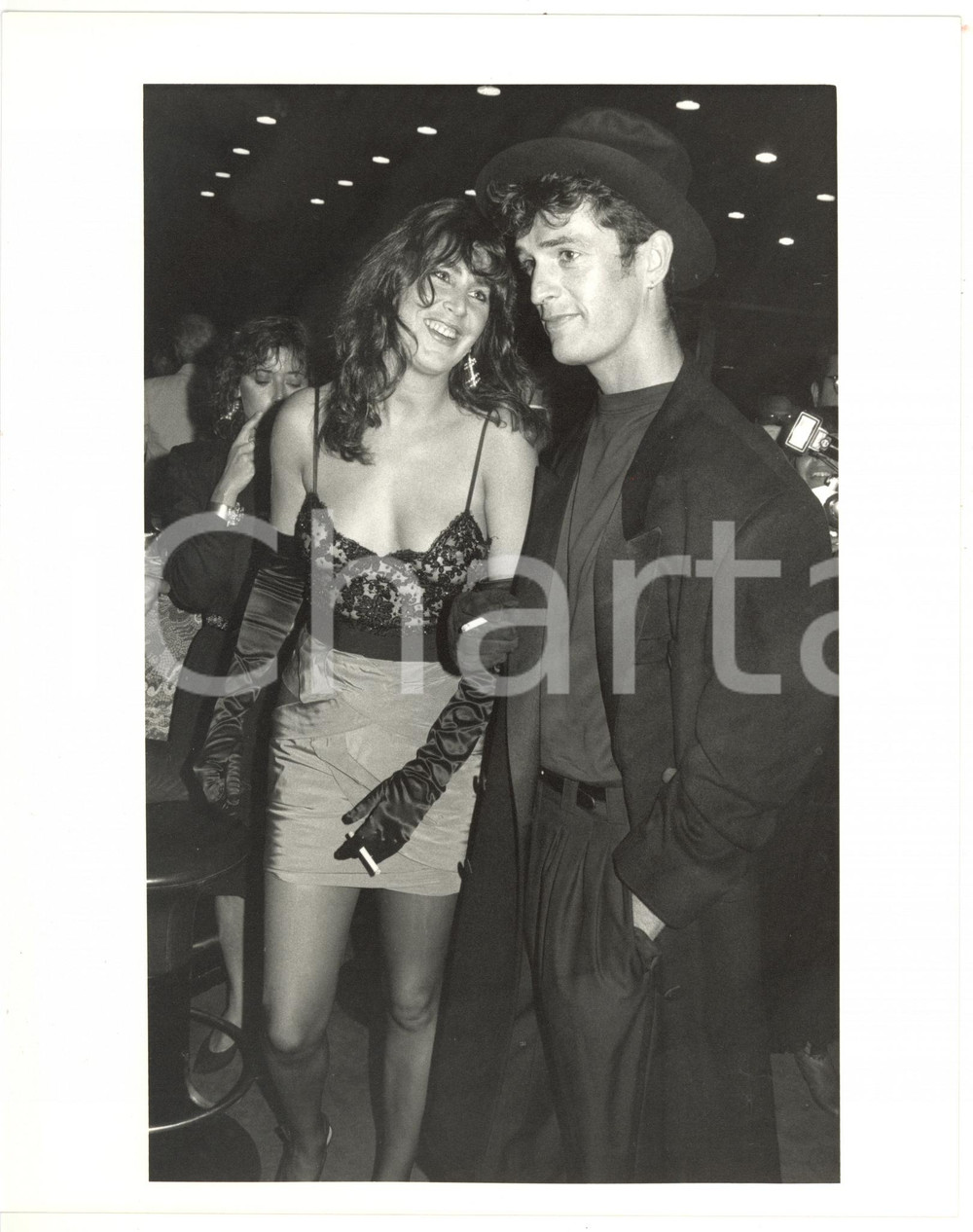 1987 VENEZIA Mostra del Cinema - Rupert EVERETT con Annabel BROOKS 