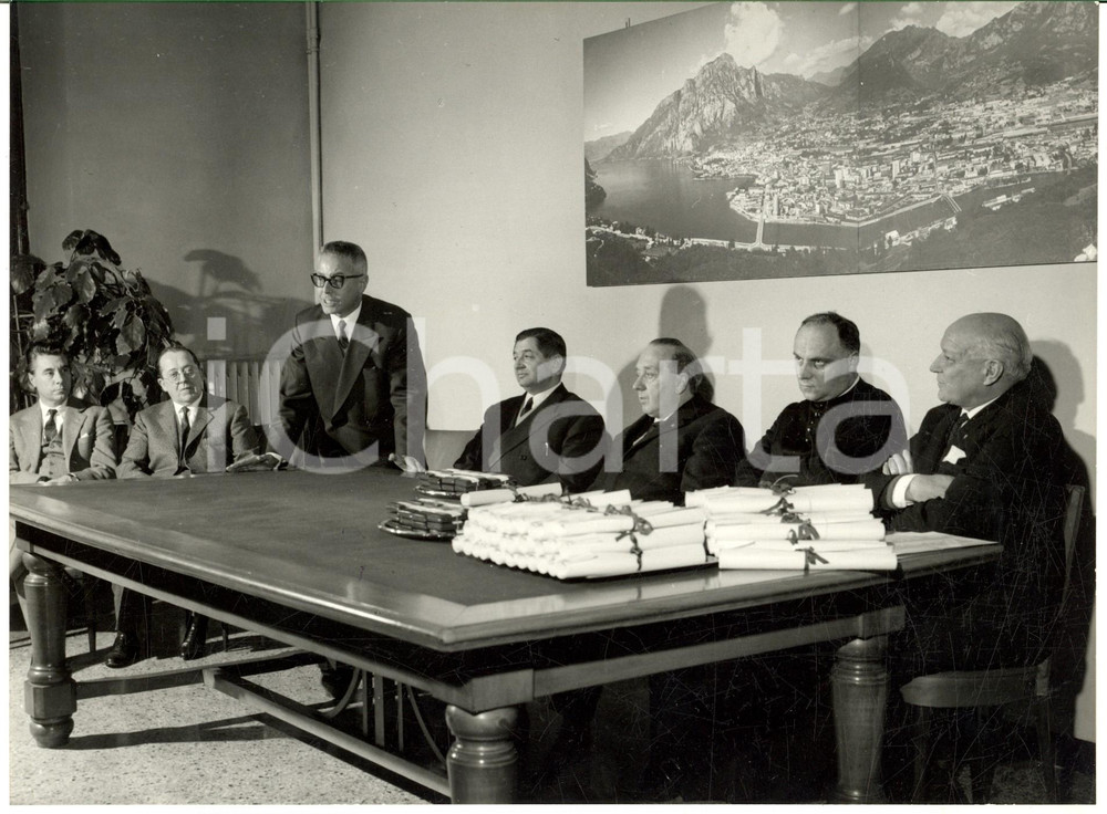 1966 LECCO Acciaieria e Ferriera CALEOTTO Premiazione dipendenti anziani (2)