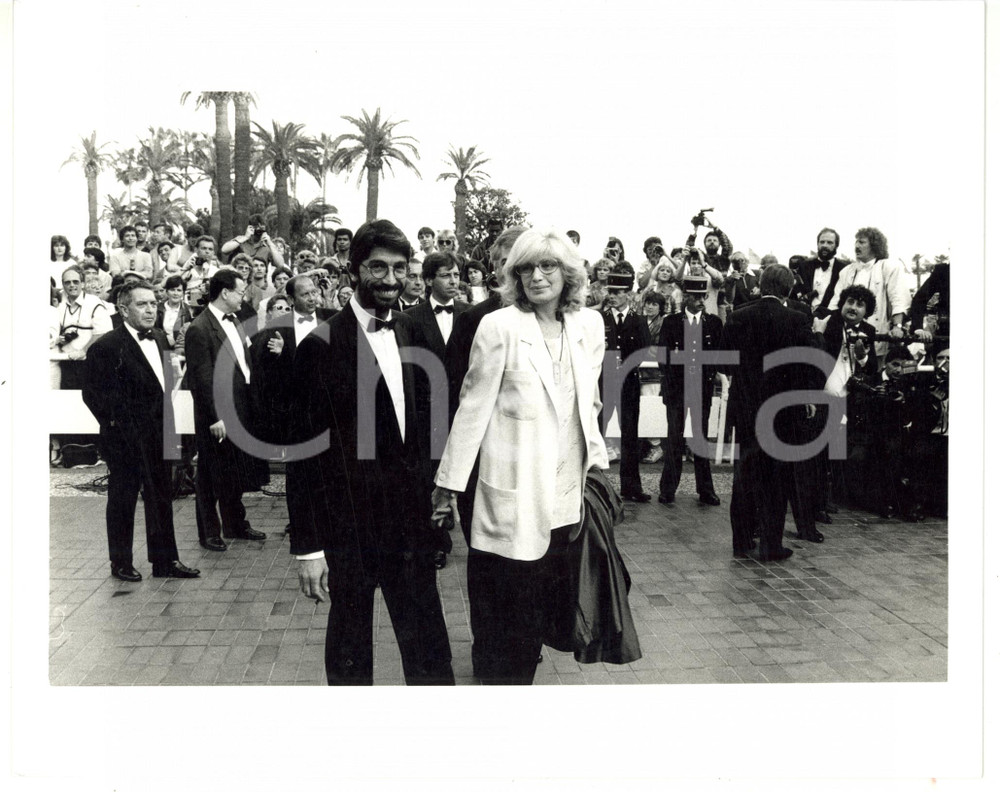 1987 CANNES Festival del Cinema - Monica VITTI con il compagno Roberto RUSSO (1)
