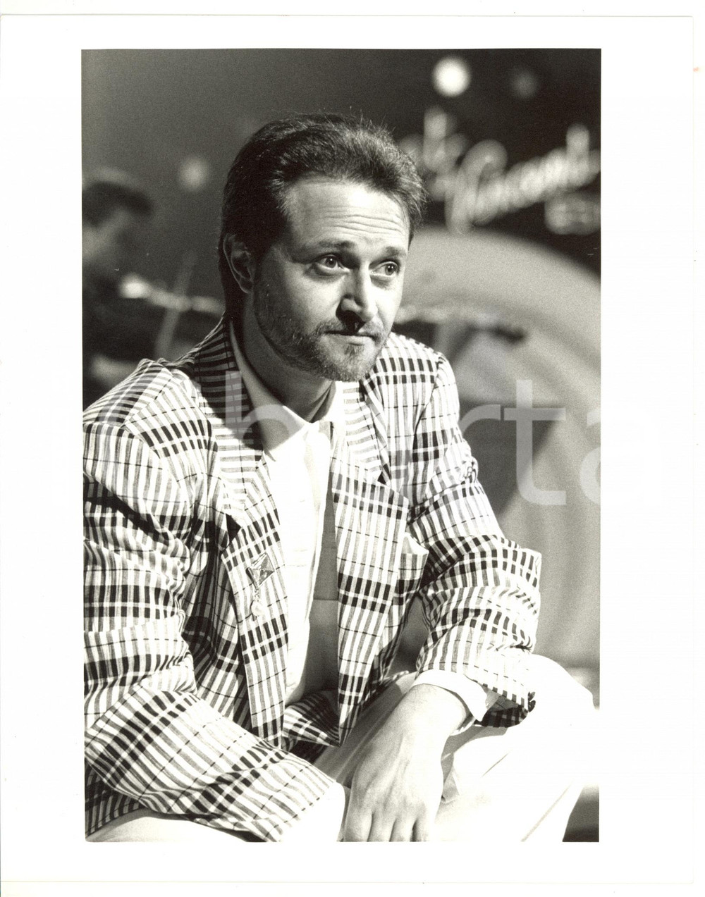 1987 SAINT VINCENT ESTATE - MUSIC Ritratto di Amedeo MINGHI *Foto 20x25 cm