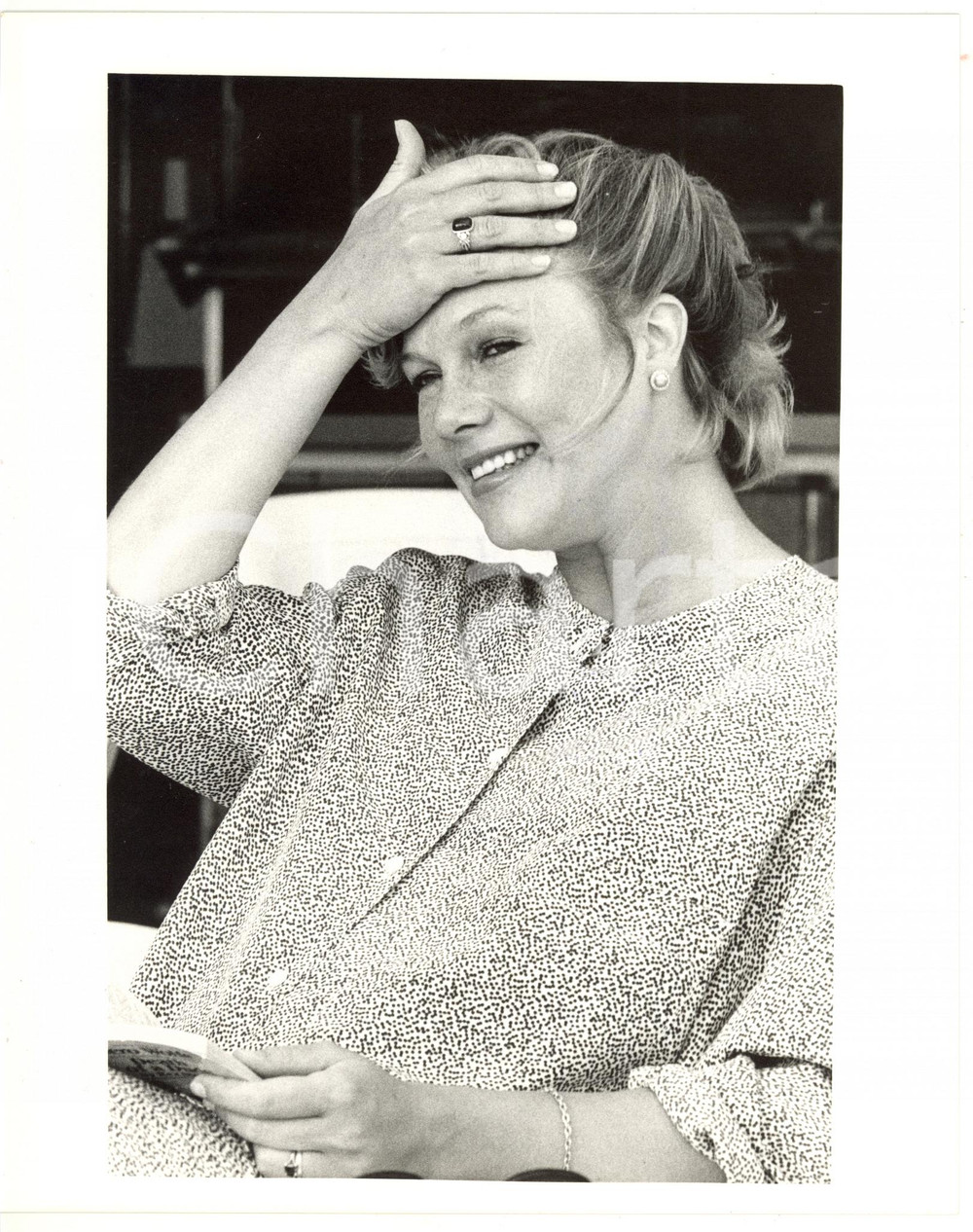 1985 ca VENEZIA Ciga Hotels - Ritratto dell'attrice Kathleen TURNER - Foto