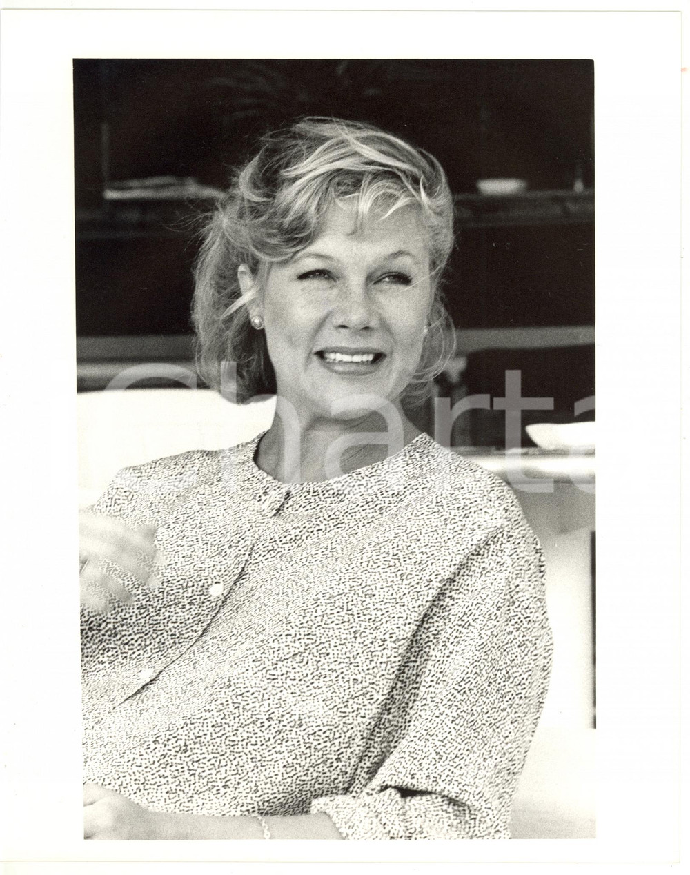 1985 ca VENEZIA Ciga Hotels - Ritratto dell'attrice Kathleen TURNER - Foto 20x25