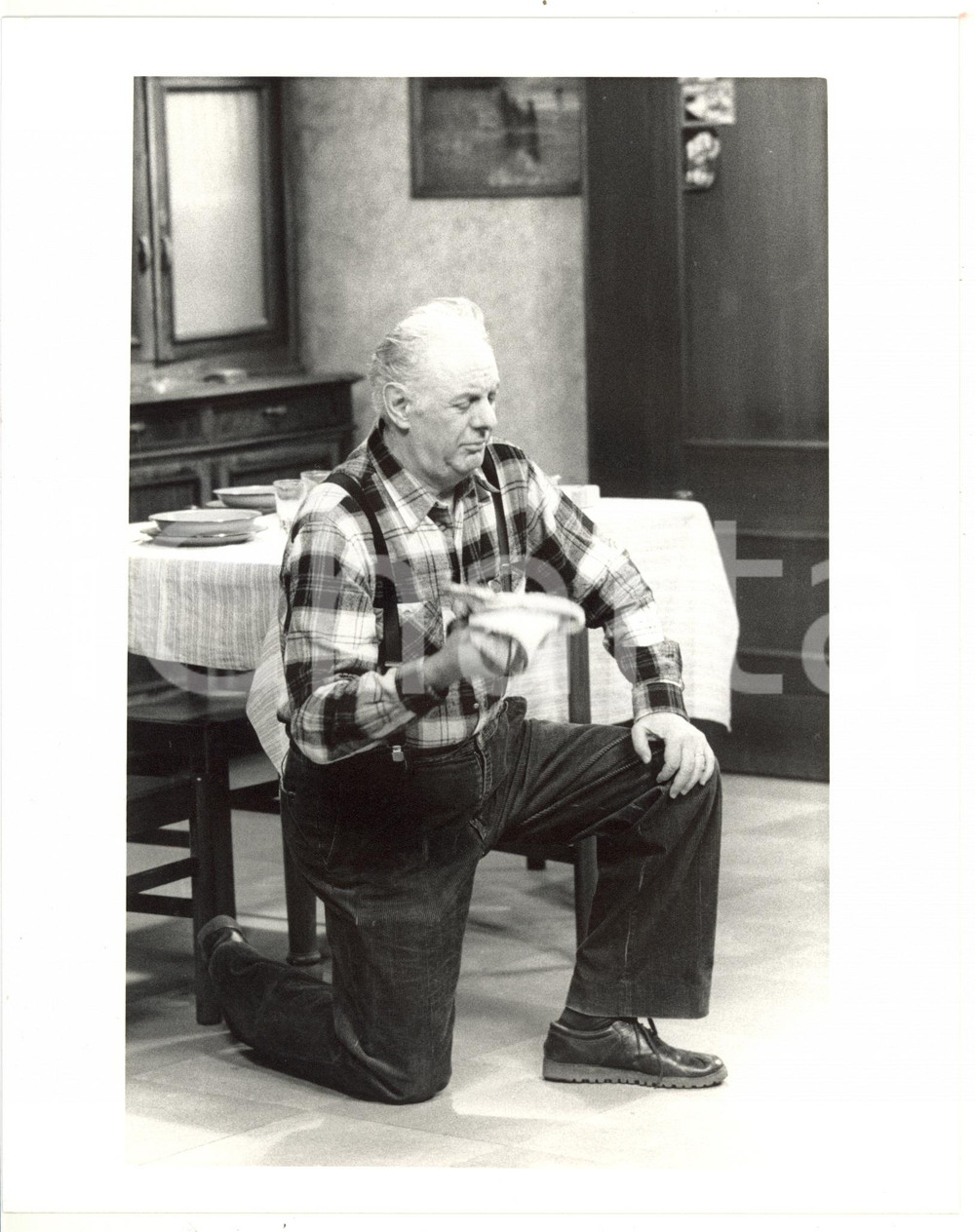 1990 ca TEATRO Dario FO in scena *Fotografia VINTAGE 20x25 cm