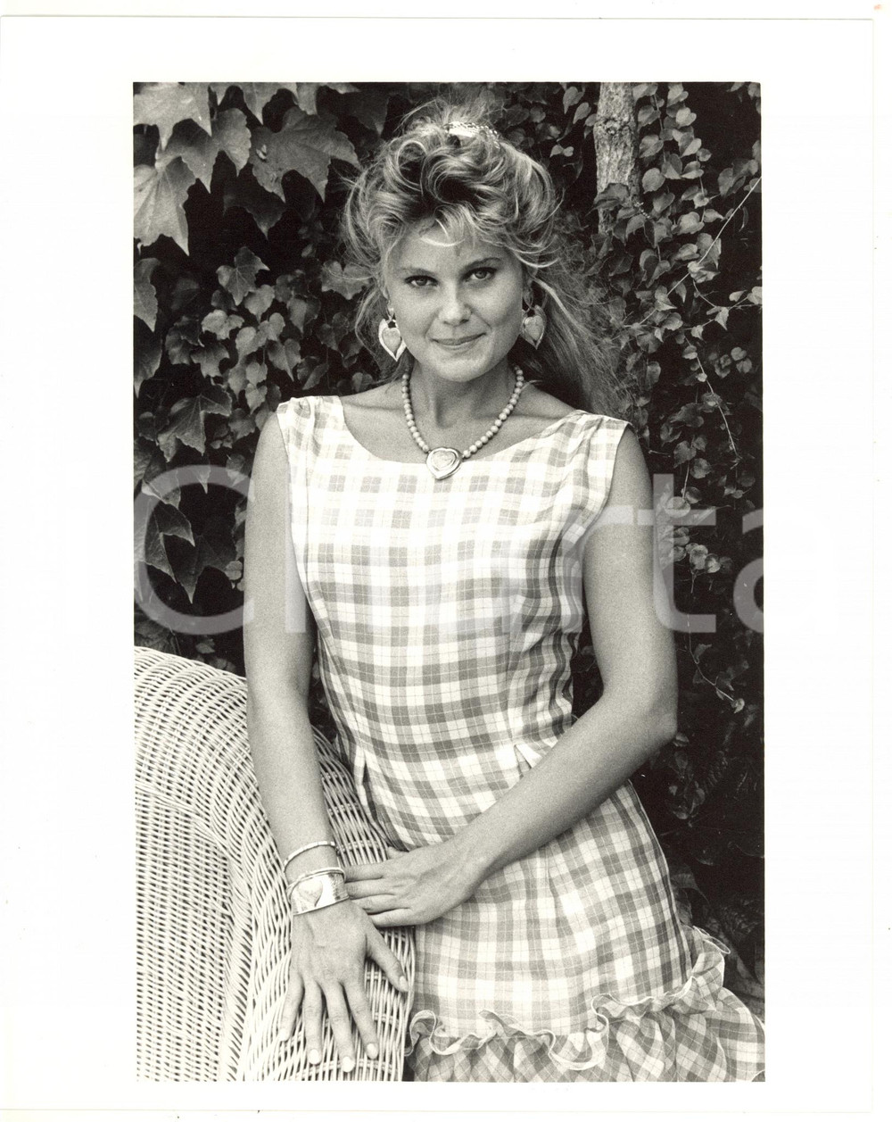 1985 ca CINEMA Ritratto dell'attrice Patrizia PELLEGRINO (1) *Foto VINTAGE 20x25