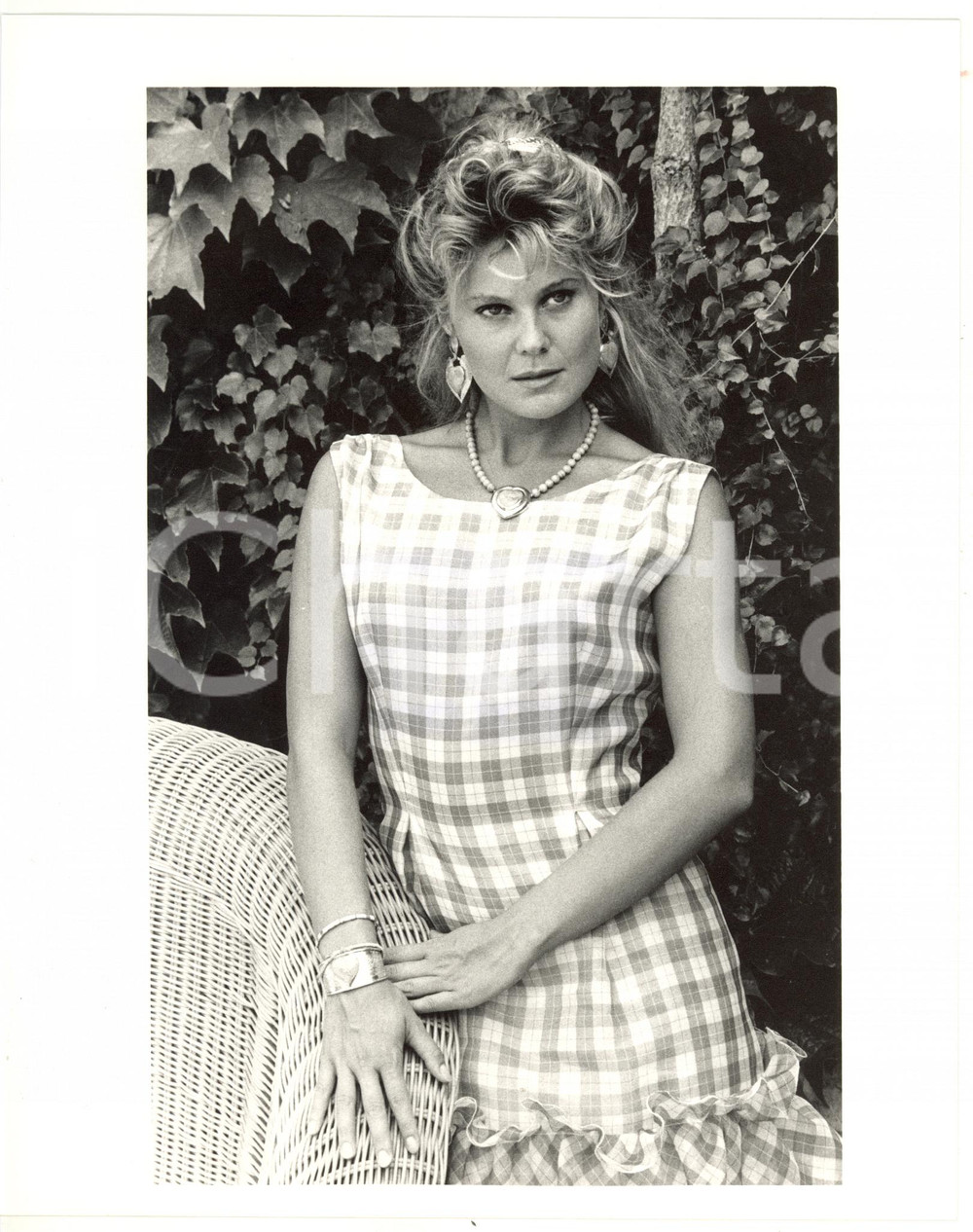 1985 ca CINEMA Ritratto dell'attrice Patrizia PELLEGRINO (2) *Foto VINTAGE 20x25