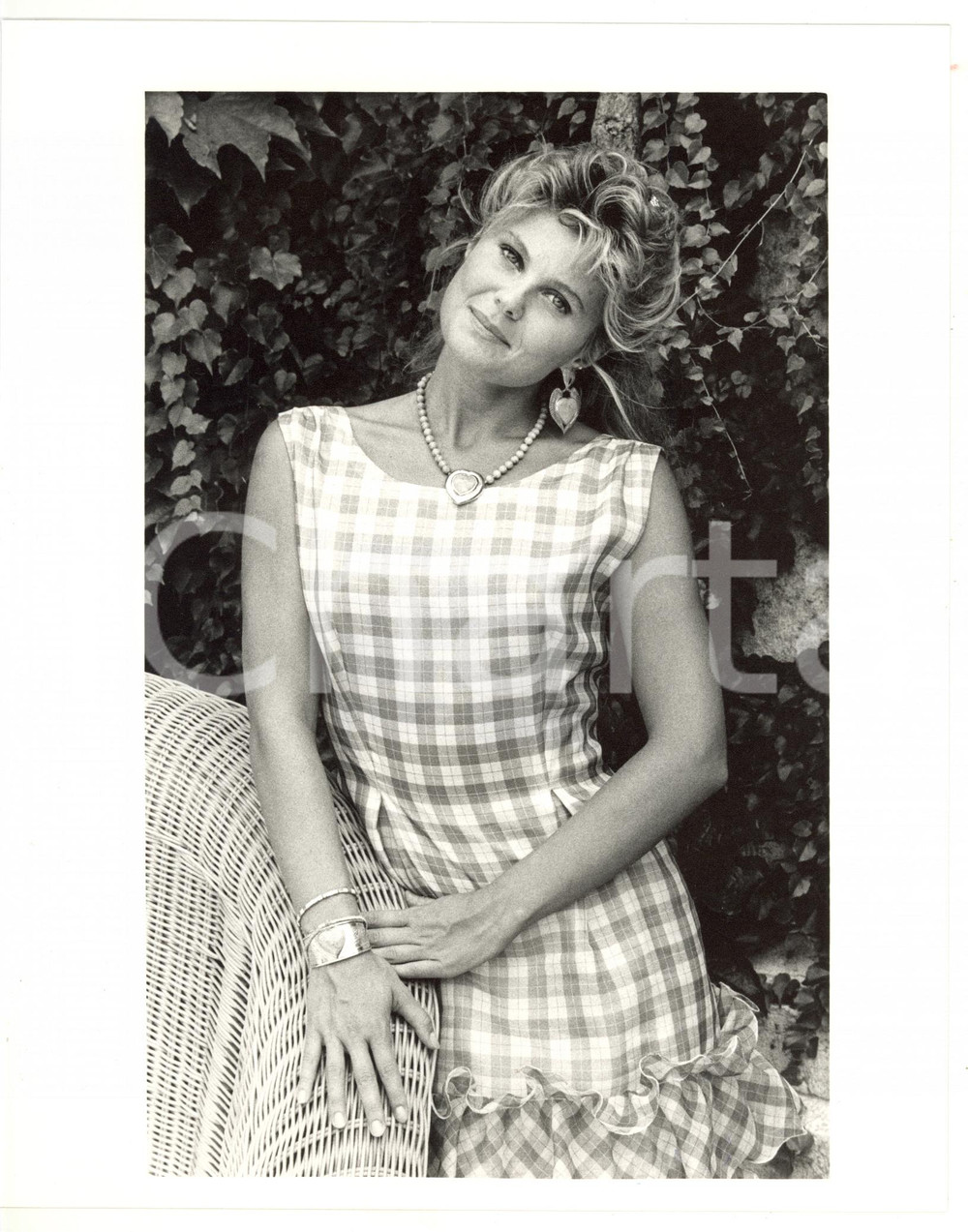 1985 ca CINEMA Ritratto dell'attrice Patrizia PELLEGRINO (3) *Foto VINTAGE 20x25