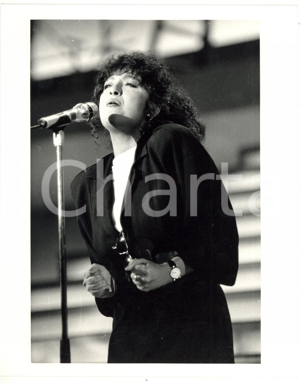 1985 ca COSTUME ITALIA Esibizione di Marcella BELLA *Foto VINTAGE 20x25 cm