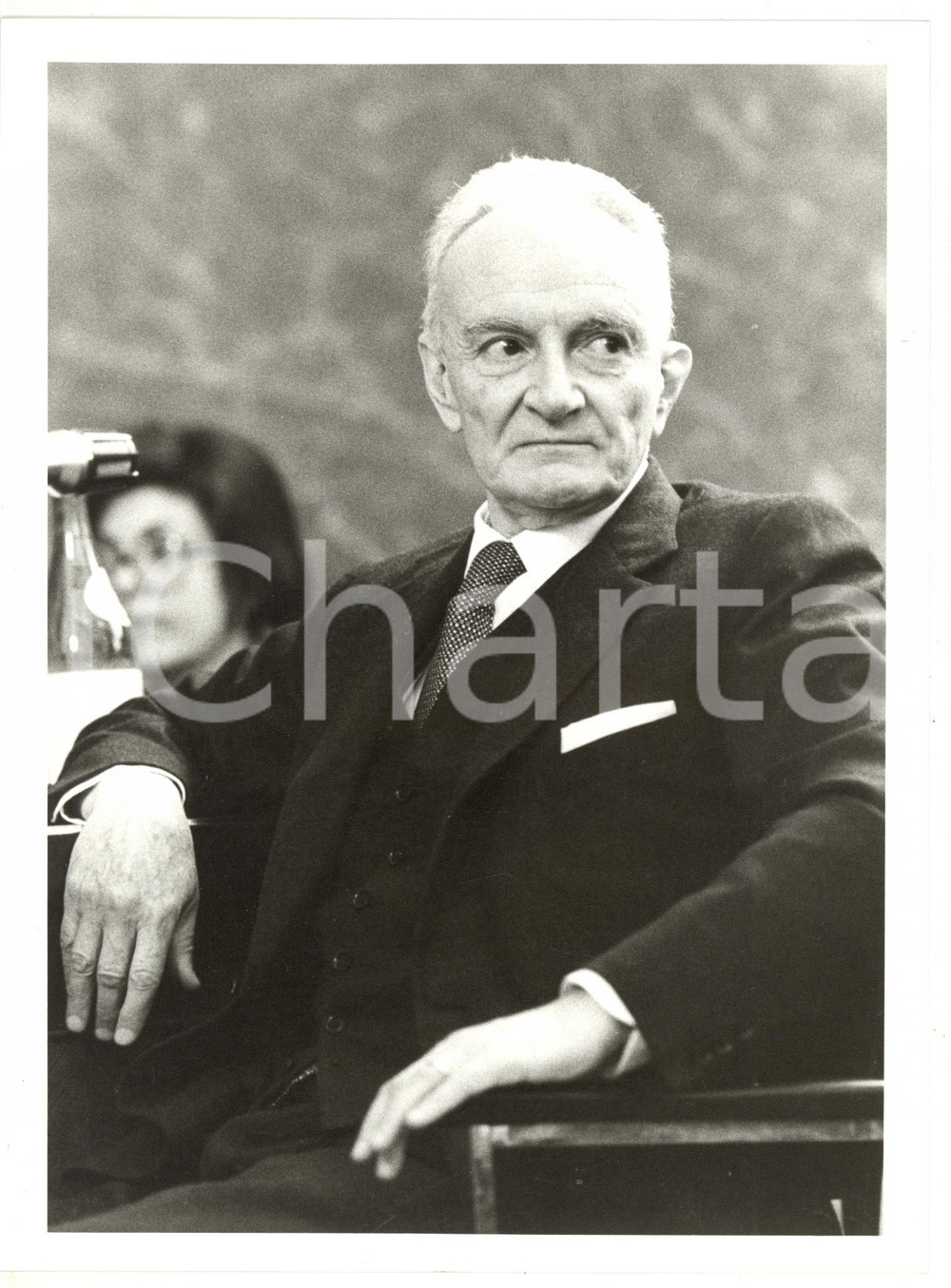 1985 ca TRIBUNALE MILANO Processo AMBROSOLI - Ritratto Michele SINDONA (1) *Foto