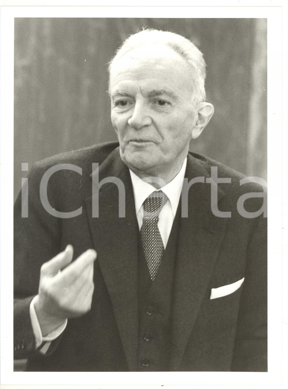 1985 ca TRIBUNALE MILANO Processo AMBROSOLI - Ritratto Michele SINDONA (6) *Foto
