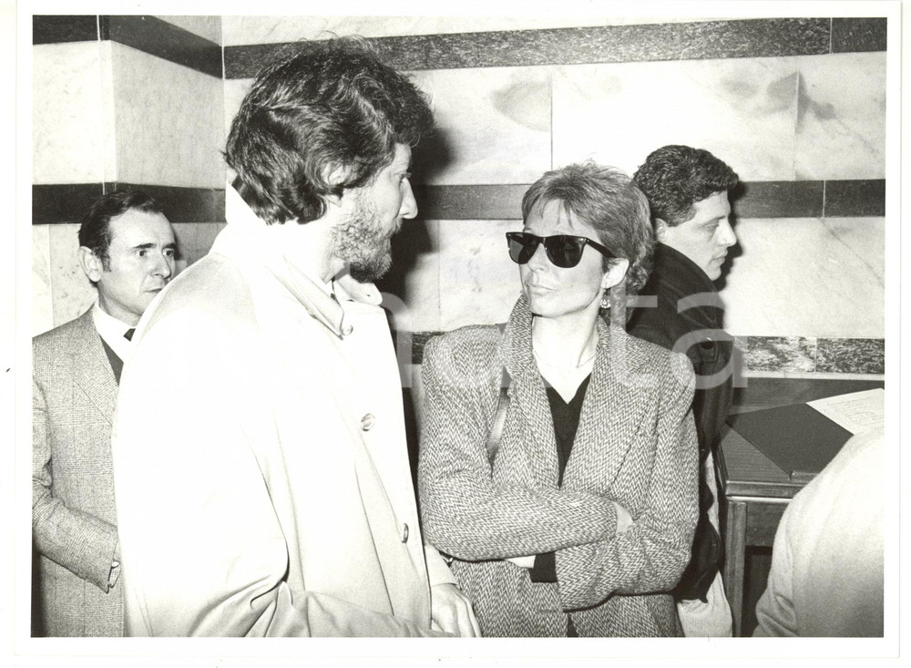 1985 ca TRIBUNALE DI MILANO Processo AMBROSOLI - Marco SINDONA con la moglie