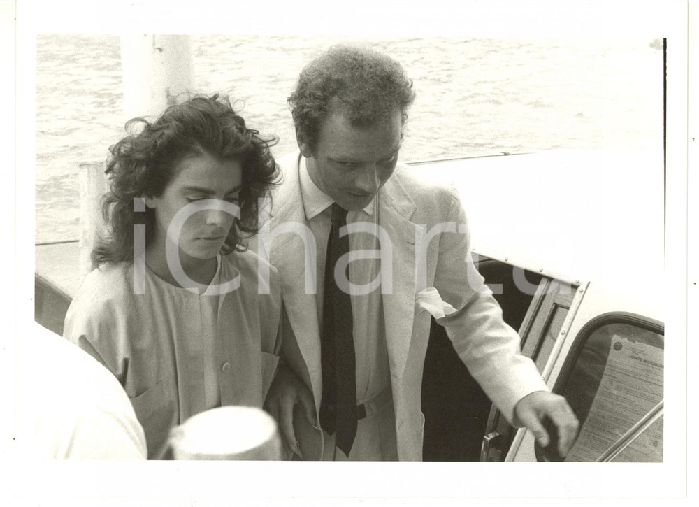 1990 ca CINEMA Attore Jackie BASEHART con Antonia DELL'ATTE *Foto 24x18 cm