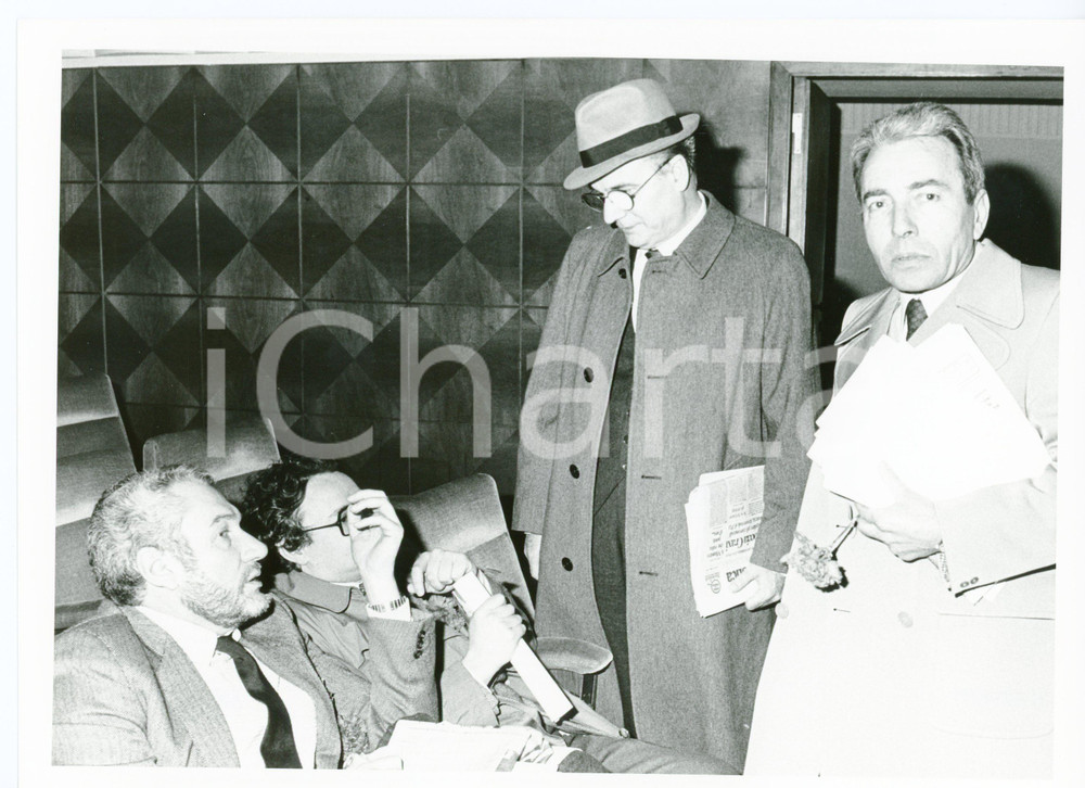 1985 ca PSI - Antonio NATALI - Attilio SCHEMMARI - Umberto DRAGONE *Foto 24x18